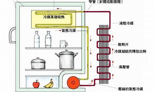 电冰箱制冷原理与各部件图解_电冰箱制冷原